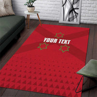 Custom Burundi Football Area Rug Come On Intamba