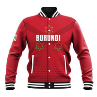 Custom Burundi Football Baseball Jacket Come On Intamba