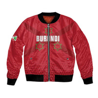 Custom Burundi Football Bomber Jacket Come On Intamba