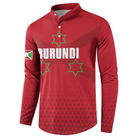 Custom Burundi Football Button Sweatshirt Come On Intamba