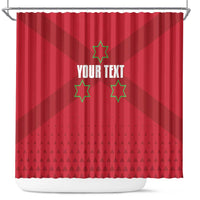Custom Burundi Football Shower Curtain Come On Intamba
