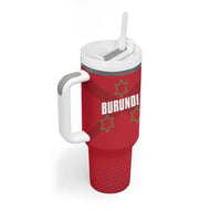 Custom Burundi Football Tumbler With Handle Come On Intamba
