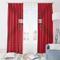 Custom Burundi Football Window Curtain Come On Intamba