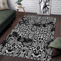 African Snake Skin Pattern Area Rug