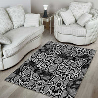 African Snake Skin Pattern Area Rug
