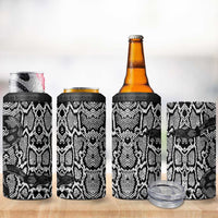 African Snake Skin Pattern 4 in 1 Can Cooler Tumbler