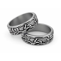 African Snake Skin Pattern Classic Ring - Wonder Print Shop