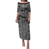 African Snake Skin Pattern Puletasi