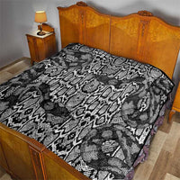 African Snake Skin Pattern Quilt
