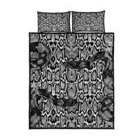 African Snake Skin Pattern Quilt Bed Set
