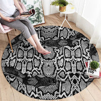 African Snake Skin Pattern Round Carpet