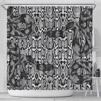 African Snake Skin Pattern Shower Curtain