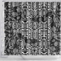 African Snake Skin Pattern Shower Curtain