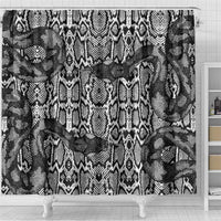 African Snake Skin Pattern Shower Curtain