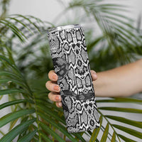 African Snake Skin Pattern Skinny Tumbler