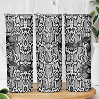 African Snake Skin Pattern Skinny Tumbler