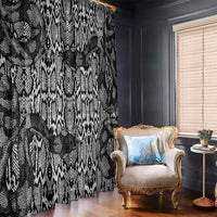 African Snake Skin Pattern Window Curtain
