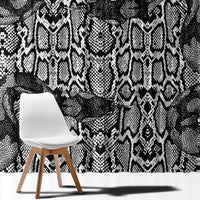 African Snake Skin Pattern Window Curtain