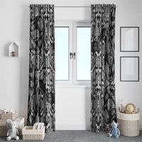 African Snake Skin Pattern Window Curtain