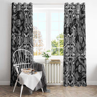 African Snake Skin Pattern Window Curtain