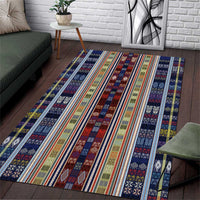 Lamba Mpanjaka Madagascar Area Rug Traditional Pattern