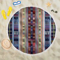 Lamba Mpanjaka Madagascar Beach Blanket Traditional Pattern
