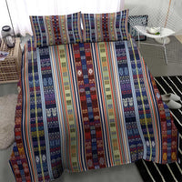 Lamba Mpanjaka Madagascar Bedding Set Traditional Pattern