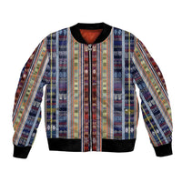 Lamba Mpanjaka Madagascar Bomber Jacket Traditional Pattern