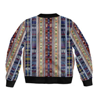 Lamba Mpanjaka Madagascar Bomber Jacket Traditional Pattern
