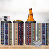 Lamba Mpanjaka Madagascar 4 in 1 Can Cooler Tumbler Traditional Pattern