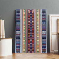 Lamba Mpanjaka Madagascar Canvas Wall Art Traditional Pattern