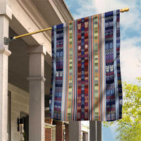 Lamba Mpanjaka Madagascar Garden Flag Traditional Pattern