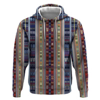 Lamba Mpanjaka Madagascar Hoodie Traditional Pattern