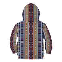Lamba Mpanjaka Madagascar Kid Hoodie Traditional Pattern