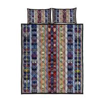 Lamba Mpanjaka Madagascar Quilt Bed Set Traditional Pattern