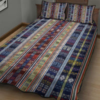 Lamba Mpanjaka Madagascar Quilt Bed Set Traditional Pattern