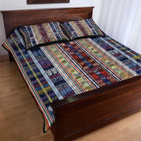 Lamba Mpanjaka Madagascar Quilt Bed Set Traditional Pattern