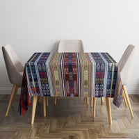 Lamba Mpanjaka Madagascar Tablecloth Traditional Pattern