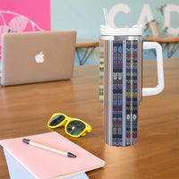 Lamba Mpanjaka Madagascar Tumbler With Handle Traditional Pattern