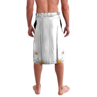Personalized Islas Canarias Lavalava Coat Of Arms With Argyranthemum Frutescens