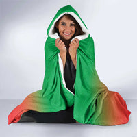I Stand With Traore Hooded Blanket Burkina Faso Flag Map - African Pattern