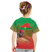 I Stand With Traore Kid T Shirt Burkina Faso Flag Map - African Pattern