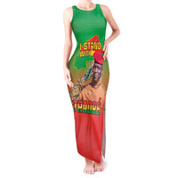 I Stand With Traore Tank Maxi Dress Burkina Faso Flag Map - African Pattern