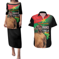 Traore Burkina Faso Couples Matching Puletasi and Hawaiian Shirt A Bas La France - Afrique