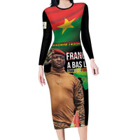 Traore Burkina Faso Family Matching Long Sleeve Bodycon Dress and Hawaiian Shirt A Bas La France - Afrique