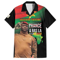 Traore Burkina Faso Family Matching Off The Shoulder Long Sleeve Dress and Hawaiian Shirt A Bas La France - Afrique