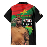 Traore Burkina Faso Family Matching Off The Shoulder Long Sleeve Dress and Hawaiian Shirt A Bas La France - Afrique