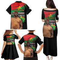 Traore Burkina Faso Family Matching Puletasi and Hawaiian Shirt A Bas La France - Afrique