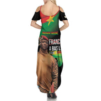 Traore Burkina Faso Family Matching Summer Maxi Dress and Hawaiian Shirt A Bas La France - Afrique