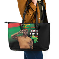 Traore Burkina Faso Leather Tote Bag A Bas La France - Afrique